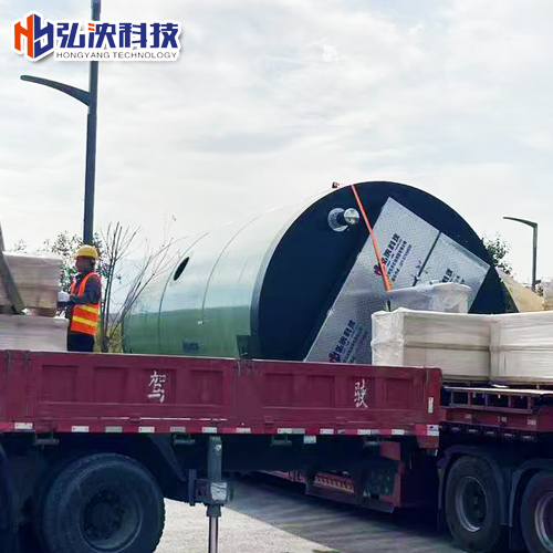 新疆|玻璃鋼一體化泵站案例